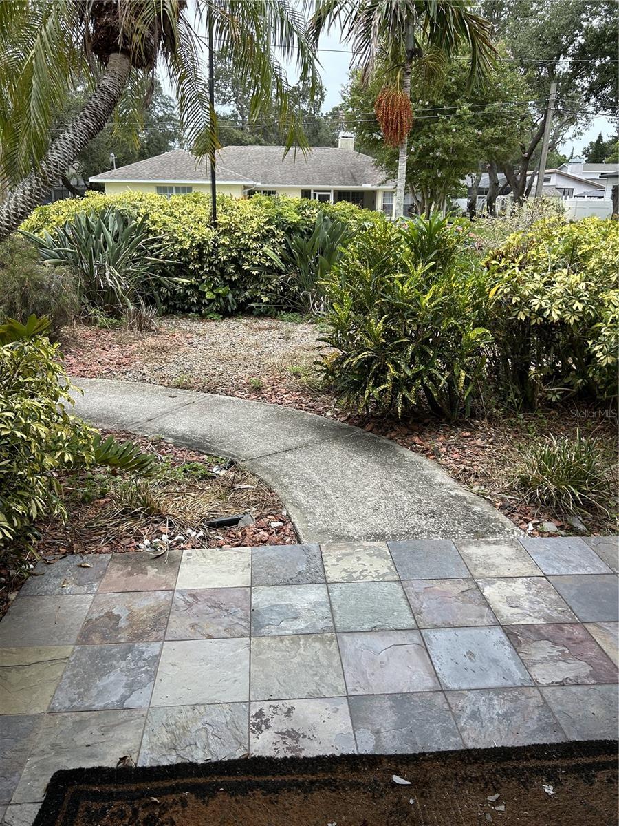 View from front door.