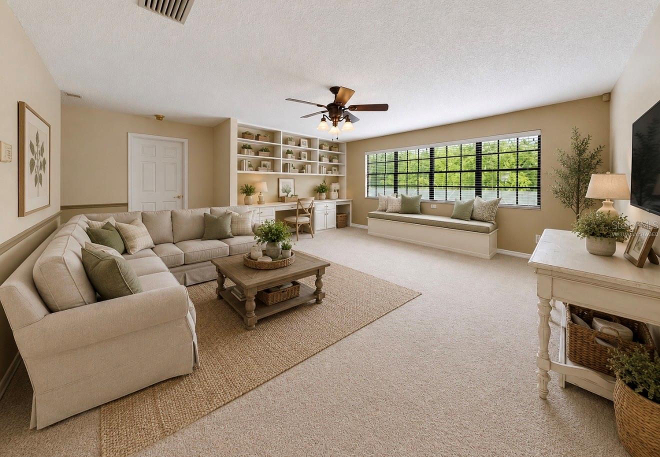 Virtually staged loft