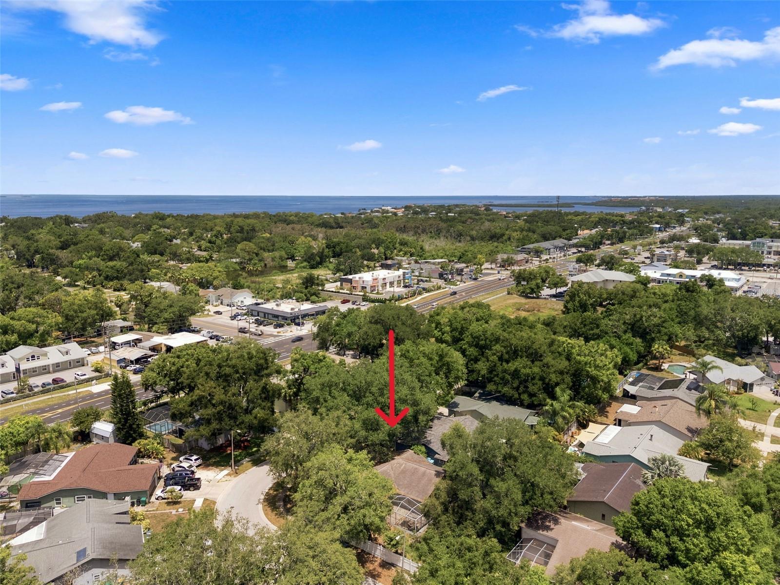 Great Crystal Beach/Palm Harbor location on an oversized corner lot