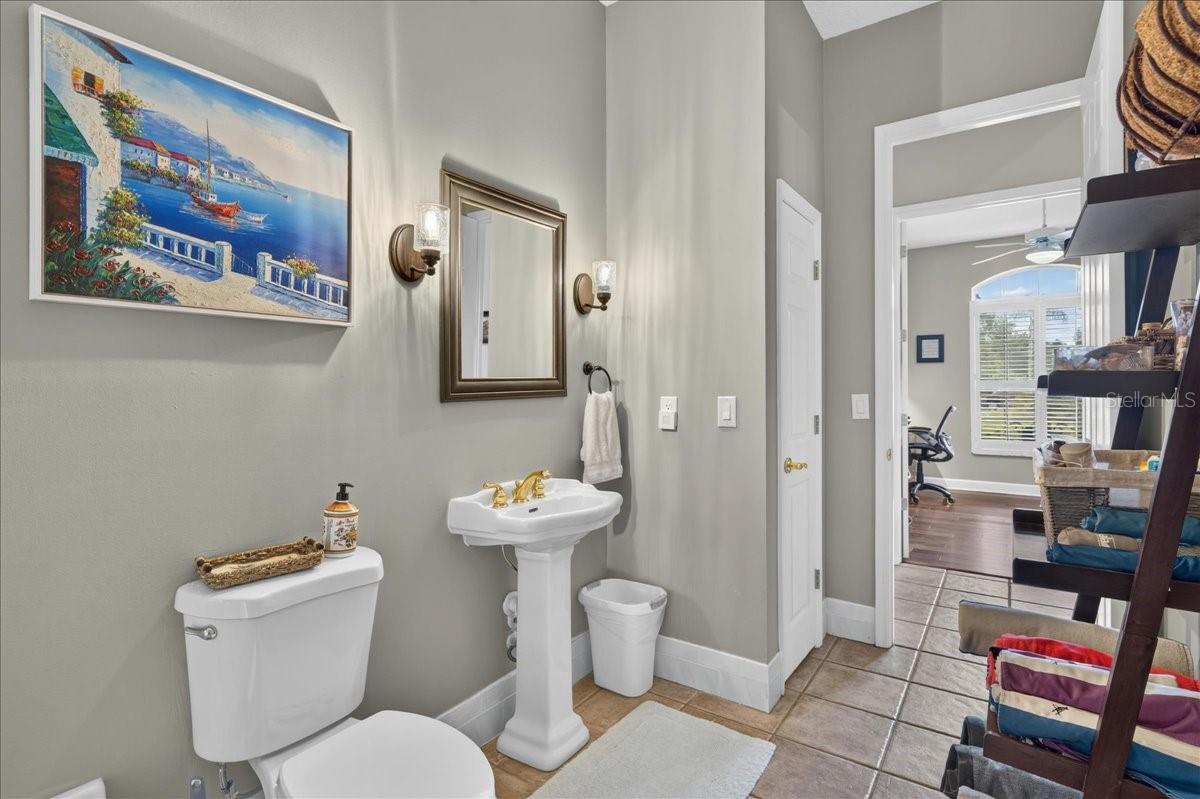 Updated dedicated pool bath.