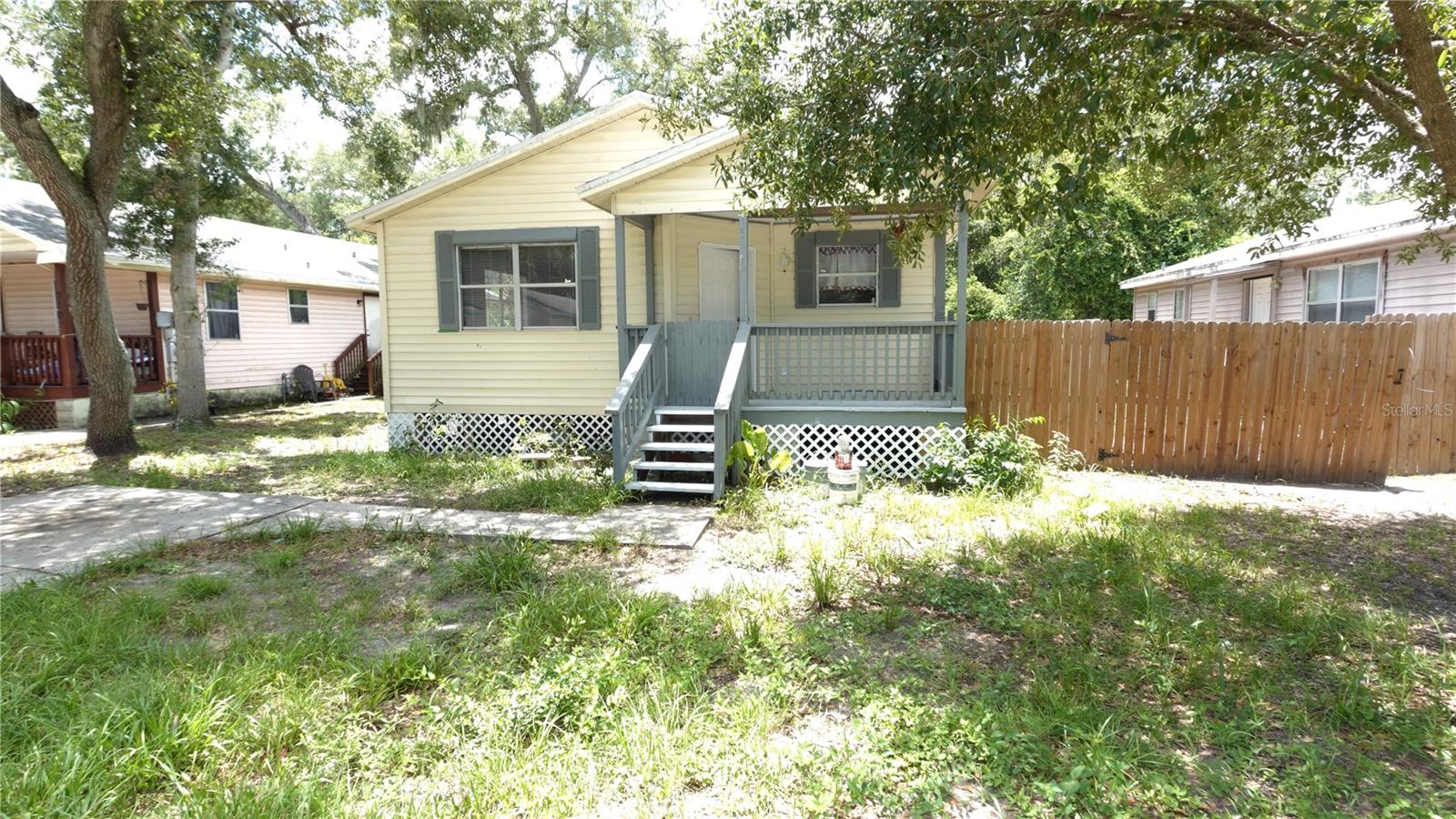 Front of the house