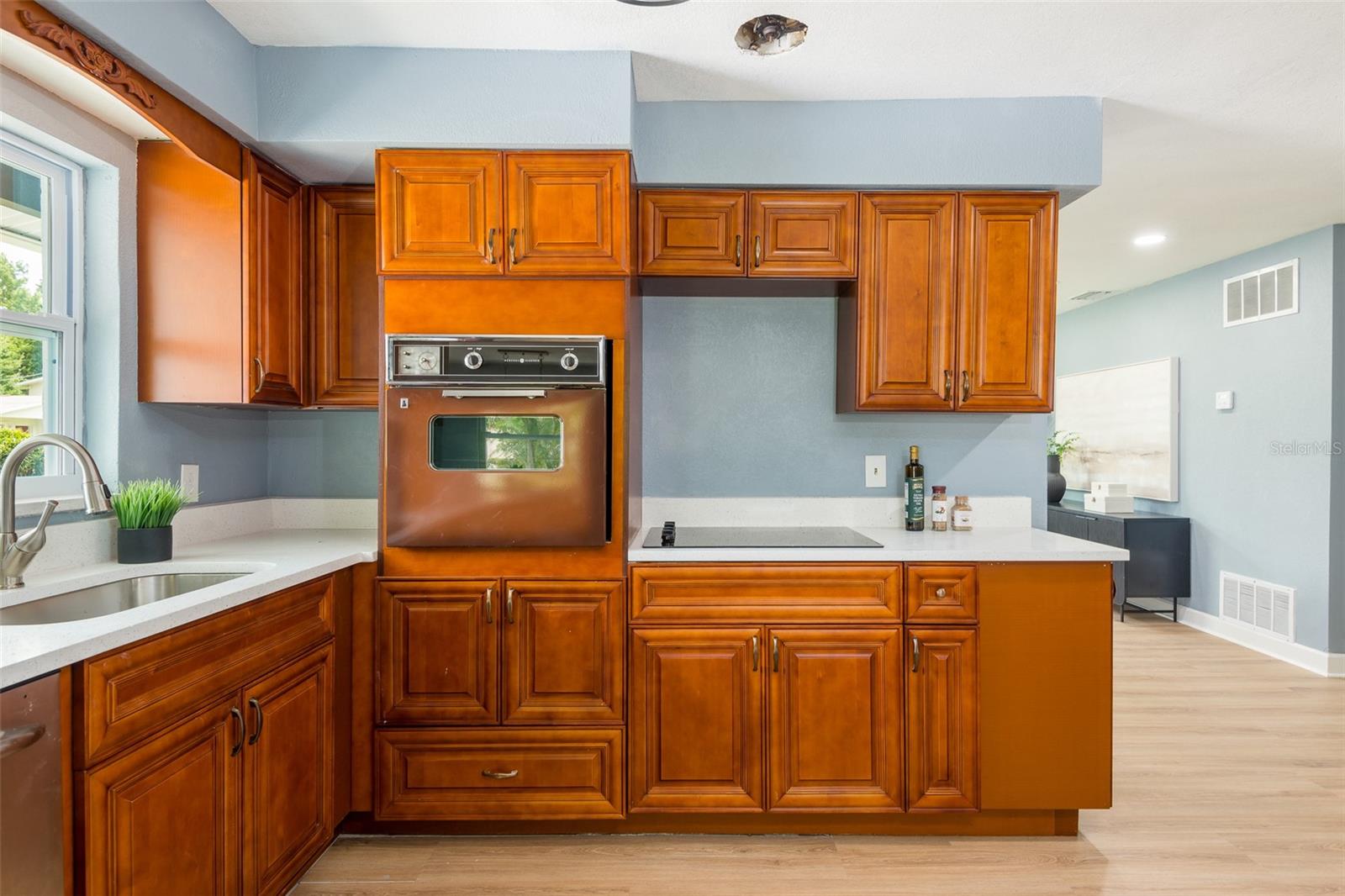 Quartz Countertops, Wood Cabinets, and New Appliances (ask your agent for details)