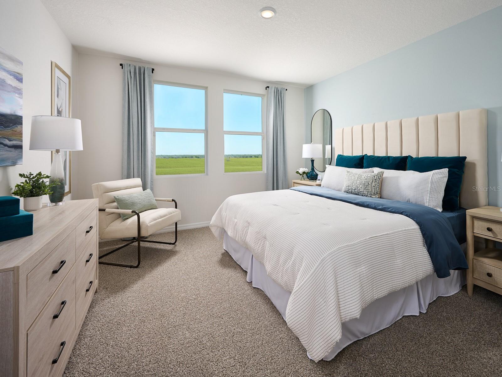 Photos are not of the actual home, but are photos of the builder home with same floorplan with similar interior finishes.