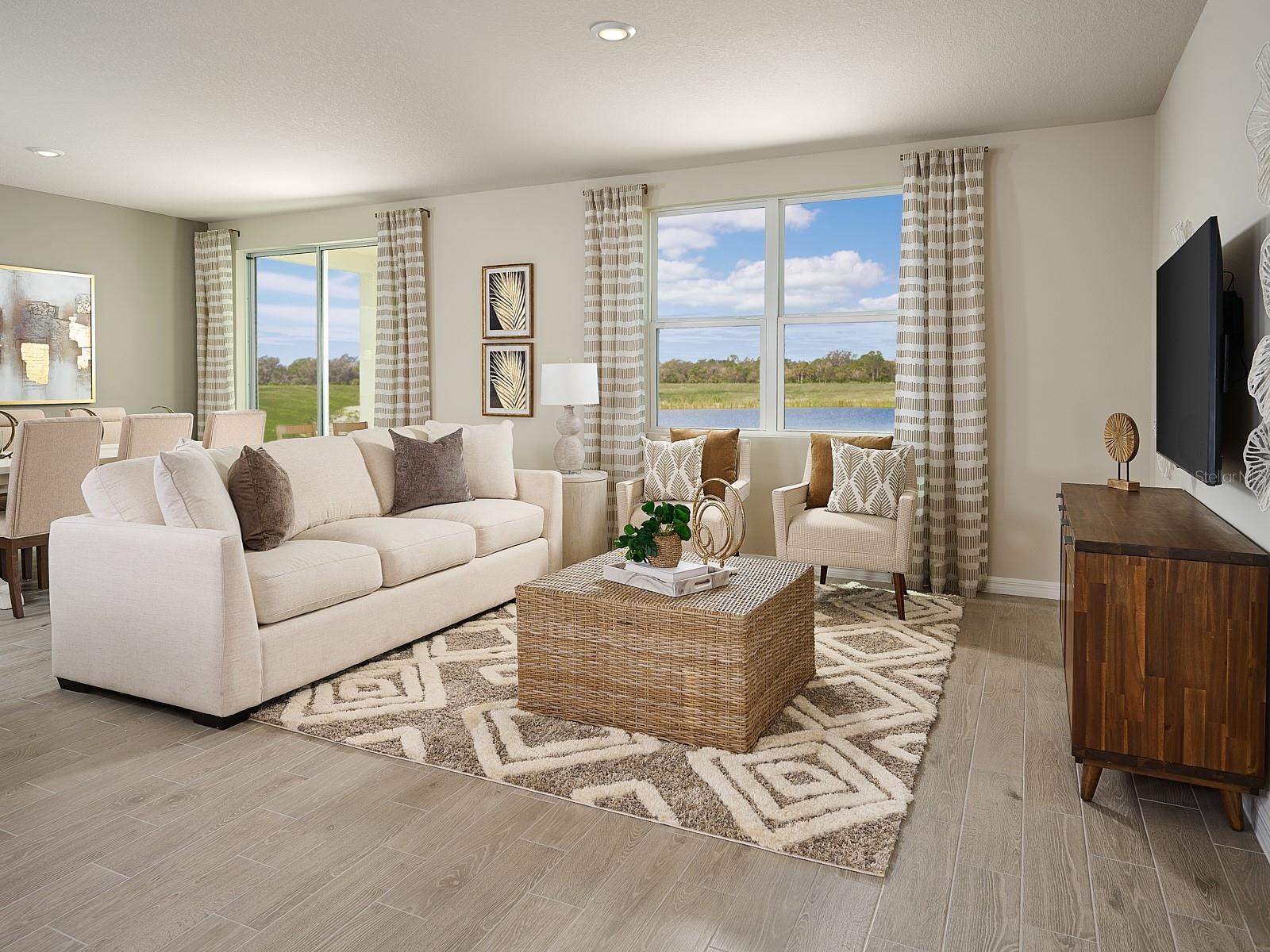Photos are not of the actual home, but are photos of the builder home with same floorplan with similar interior finishes.
