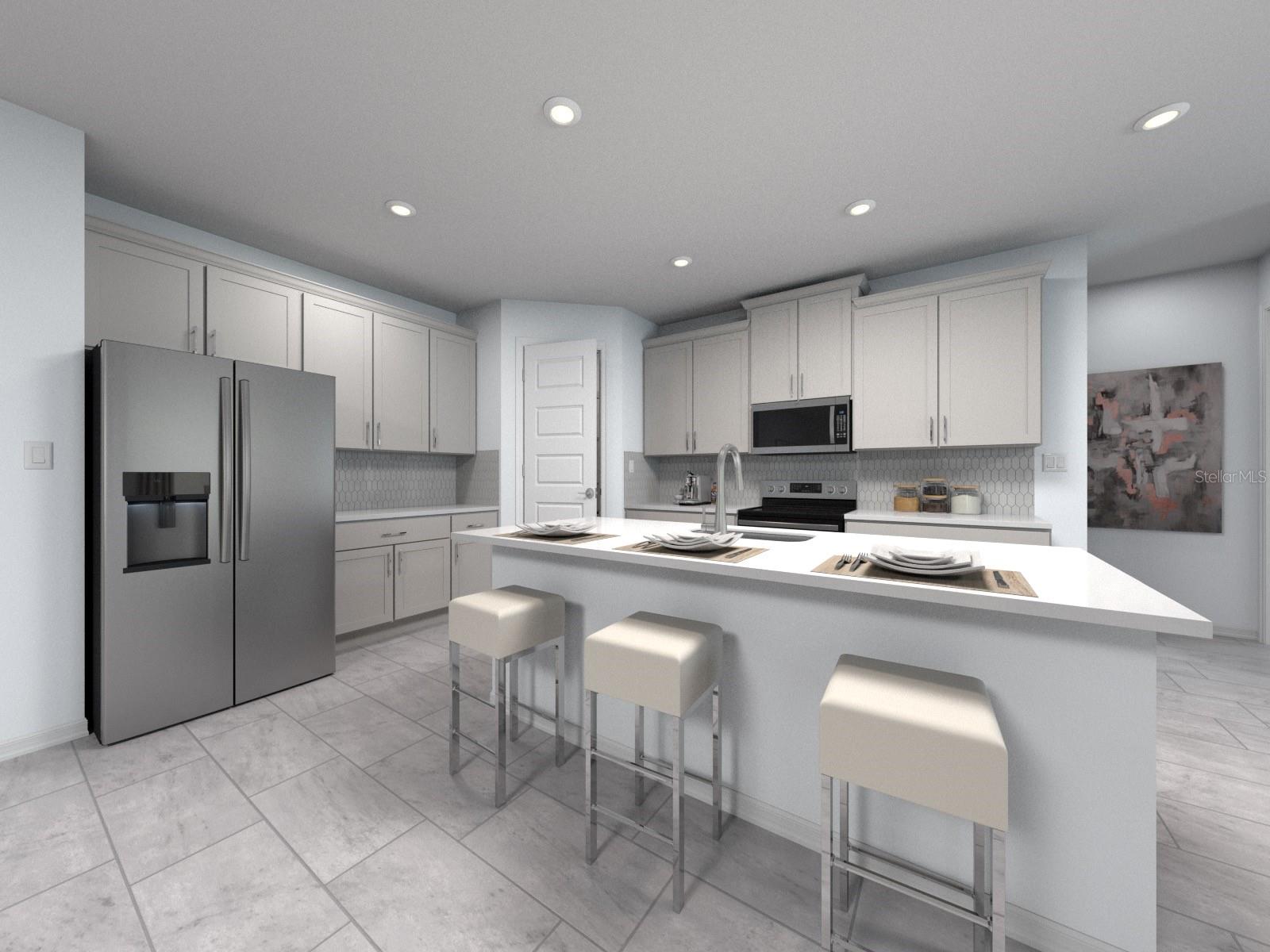 Photos are not of the actual home, but are photos of the builder home with same floorplan with similar interior finishes.