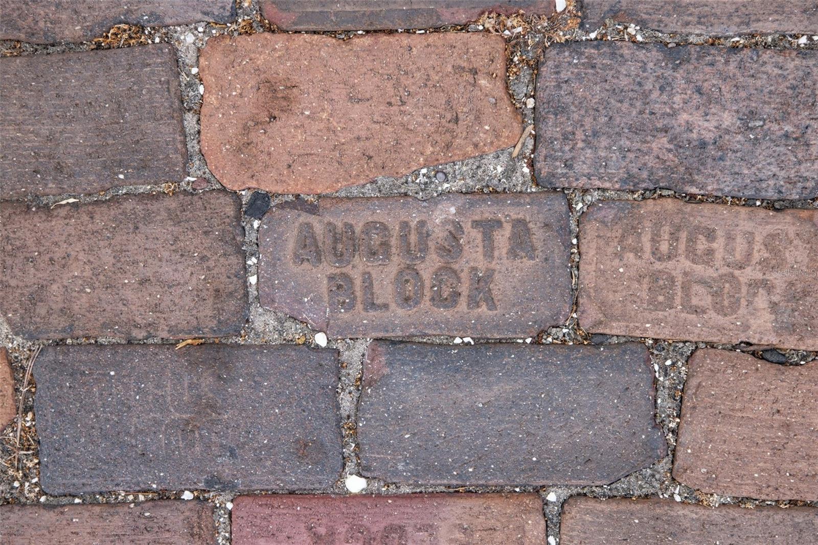 Historic Park St Brick road