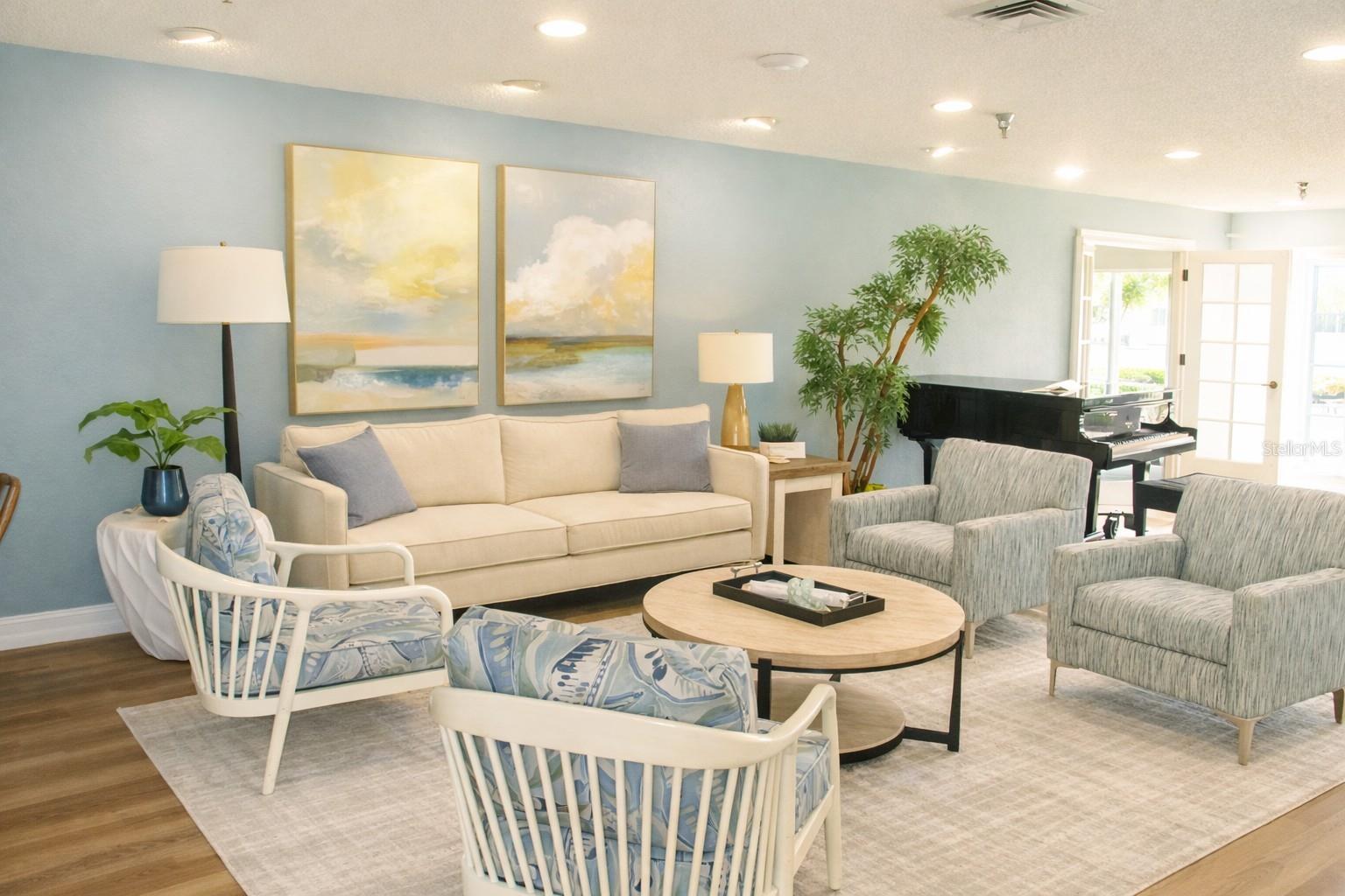 Club house interior