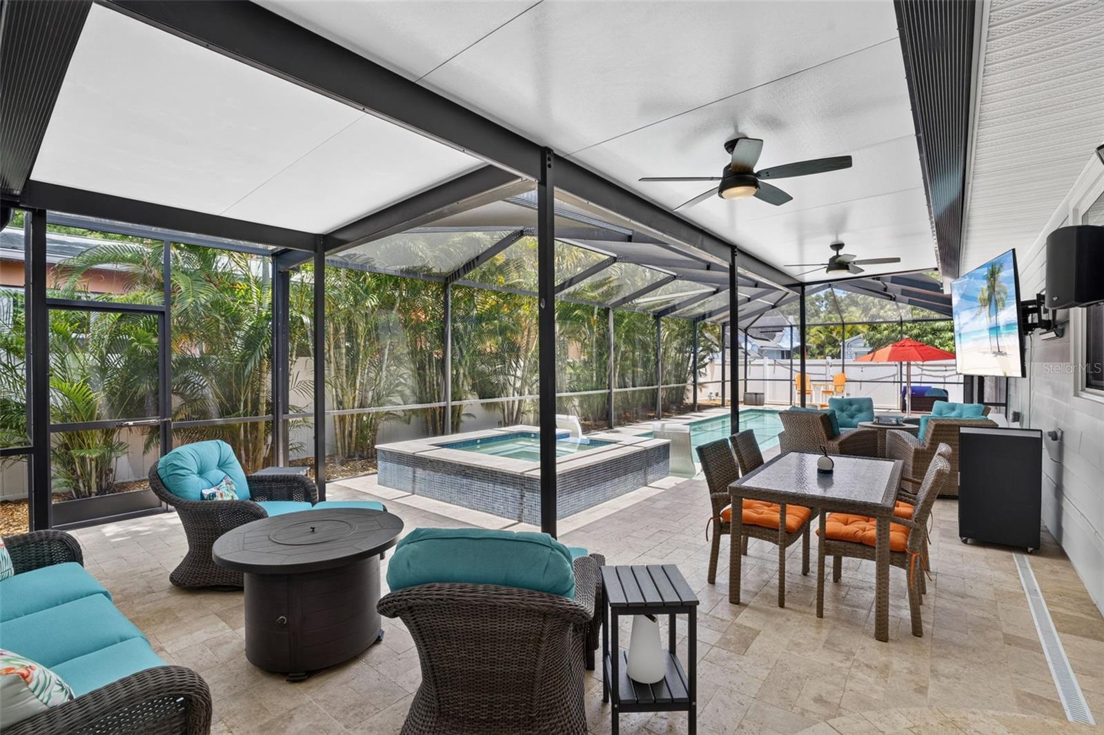 Pool outdoor living