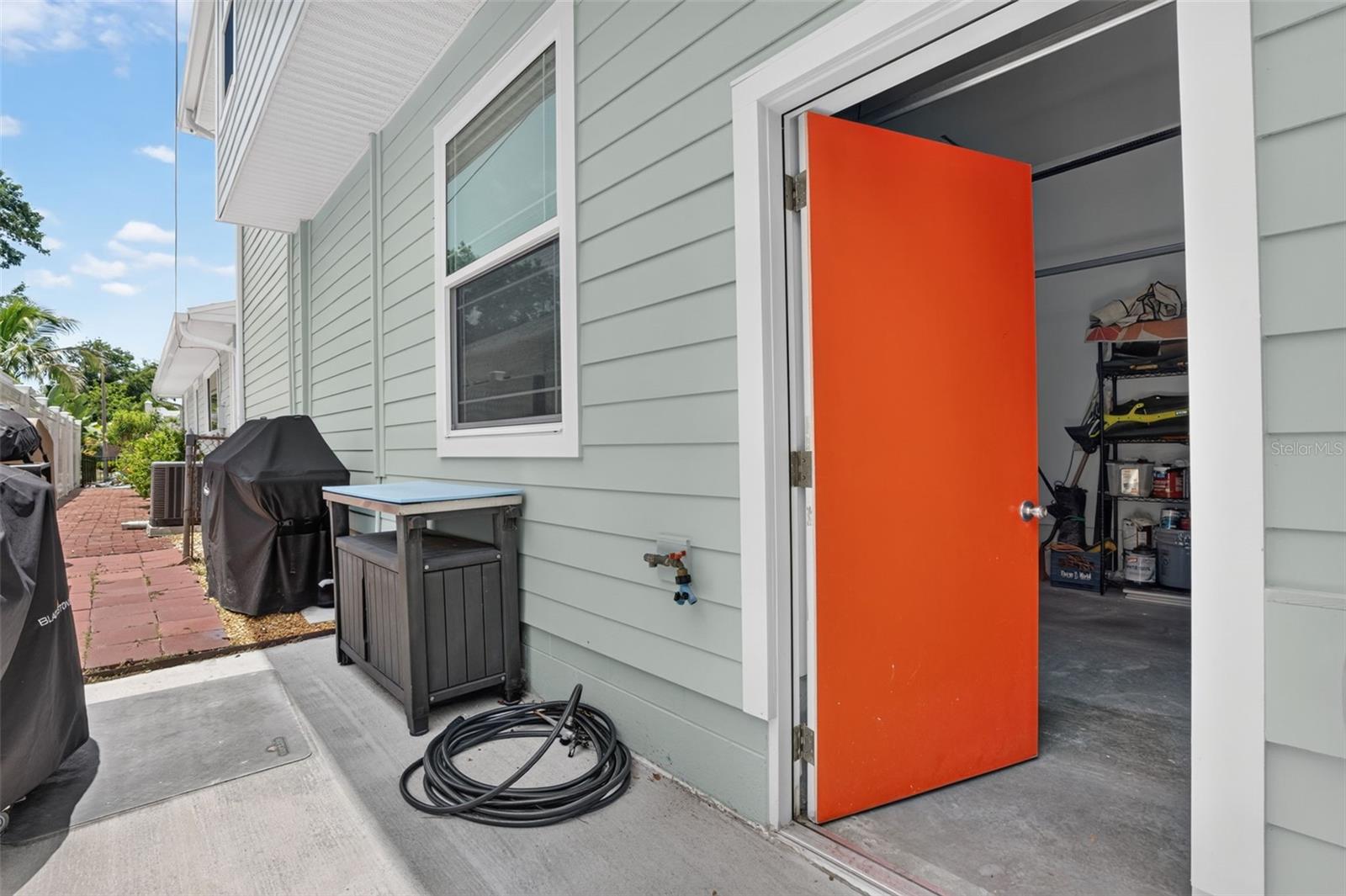Side Entrance to Garage