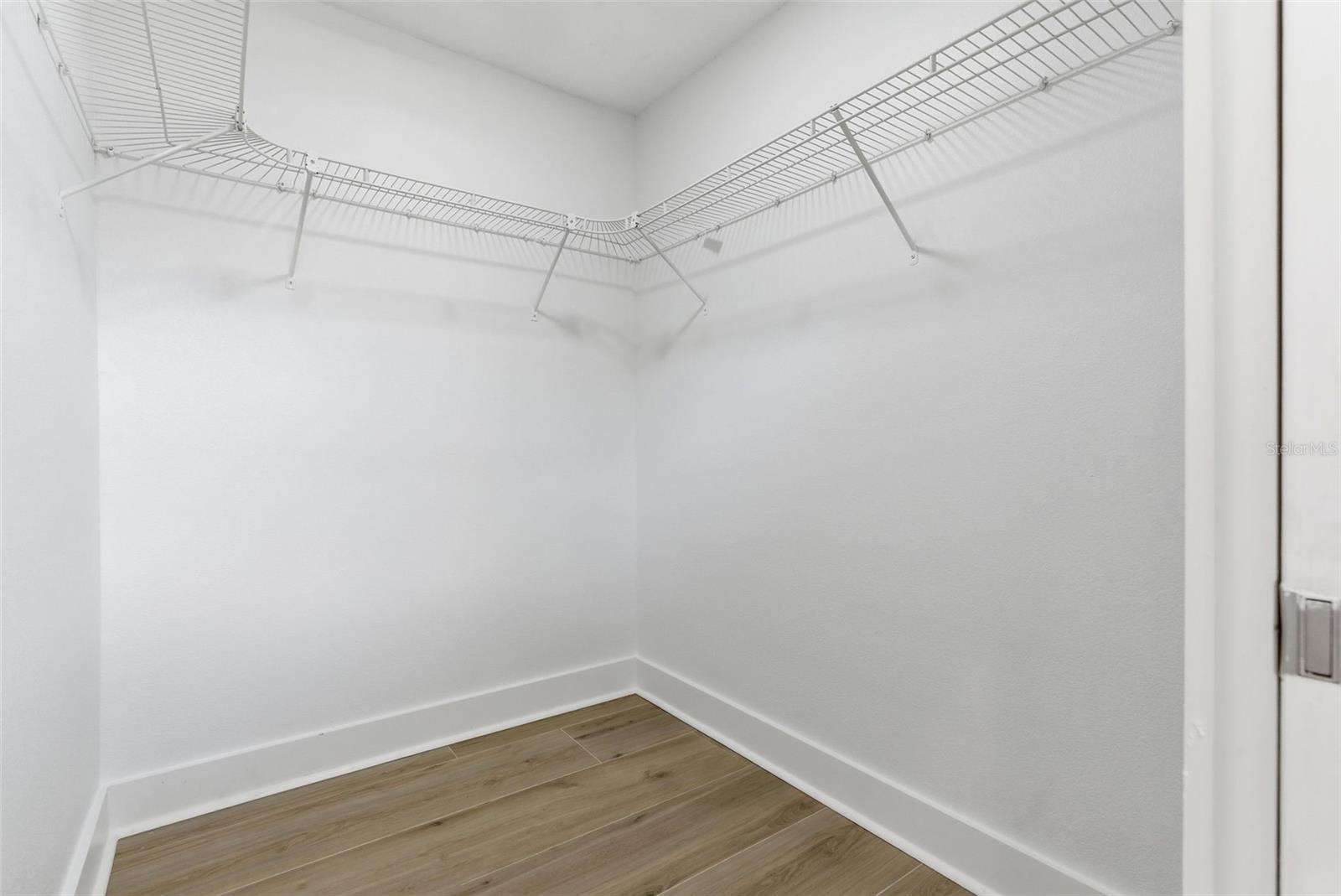 Primary walk-in closet