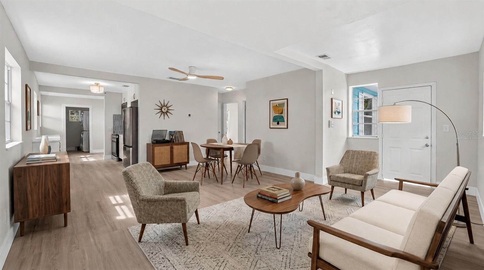 Virtually Staged Living Room