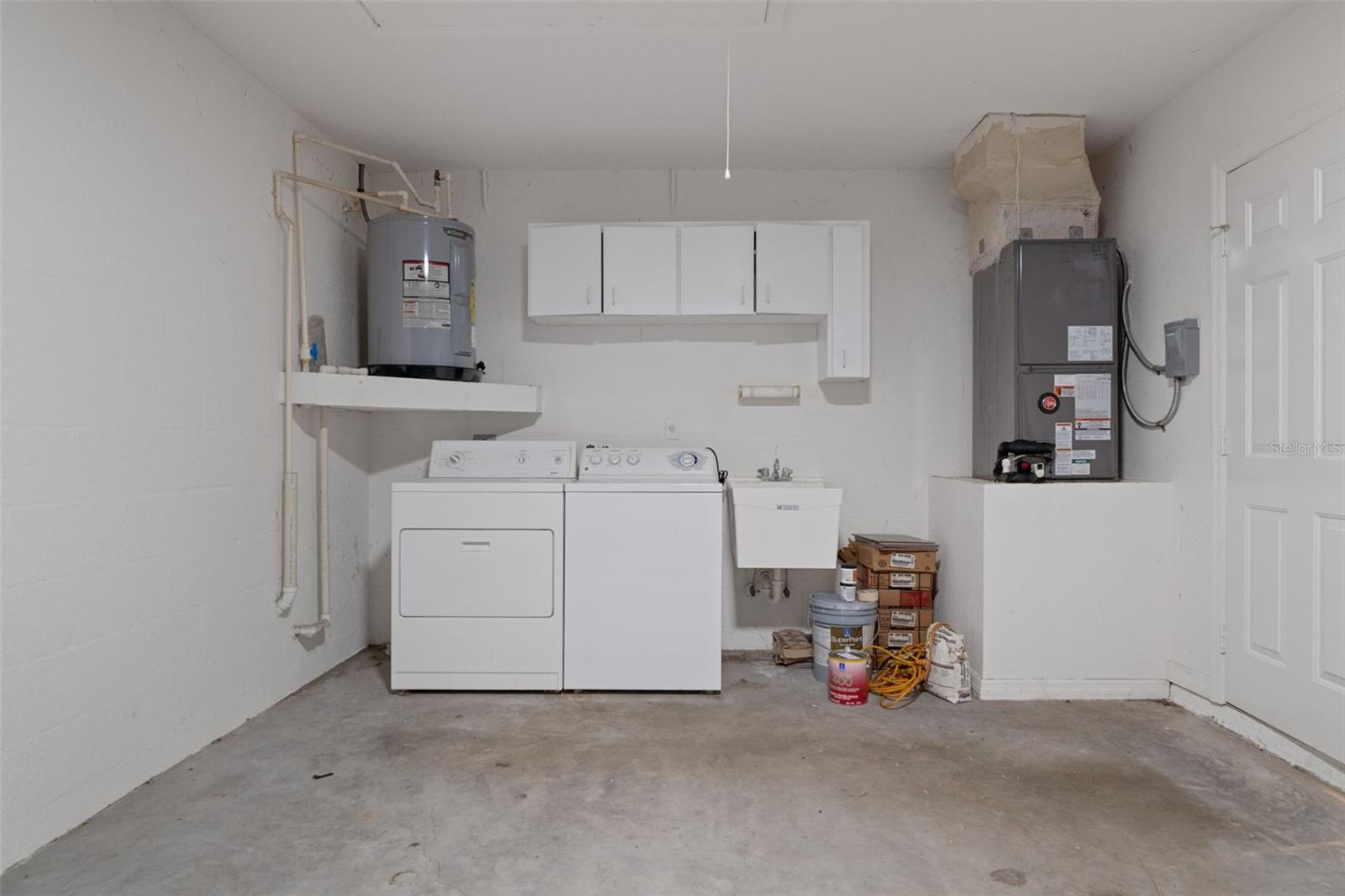 Laundry in Garage