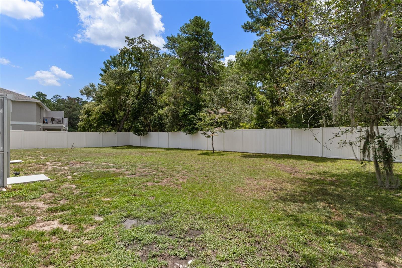 Fenced Backyard