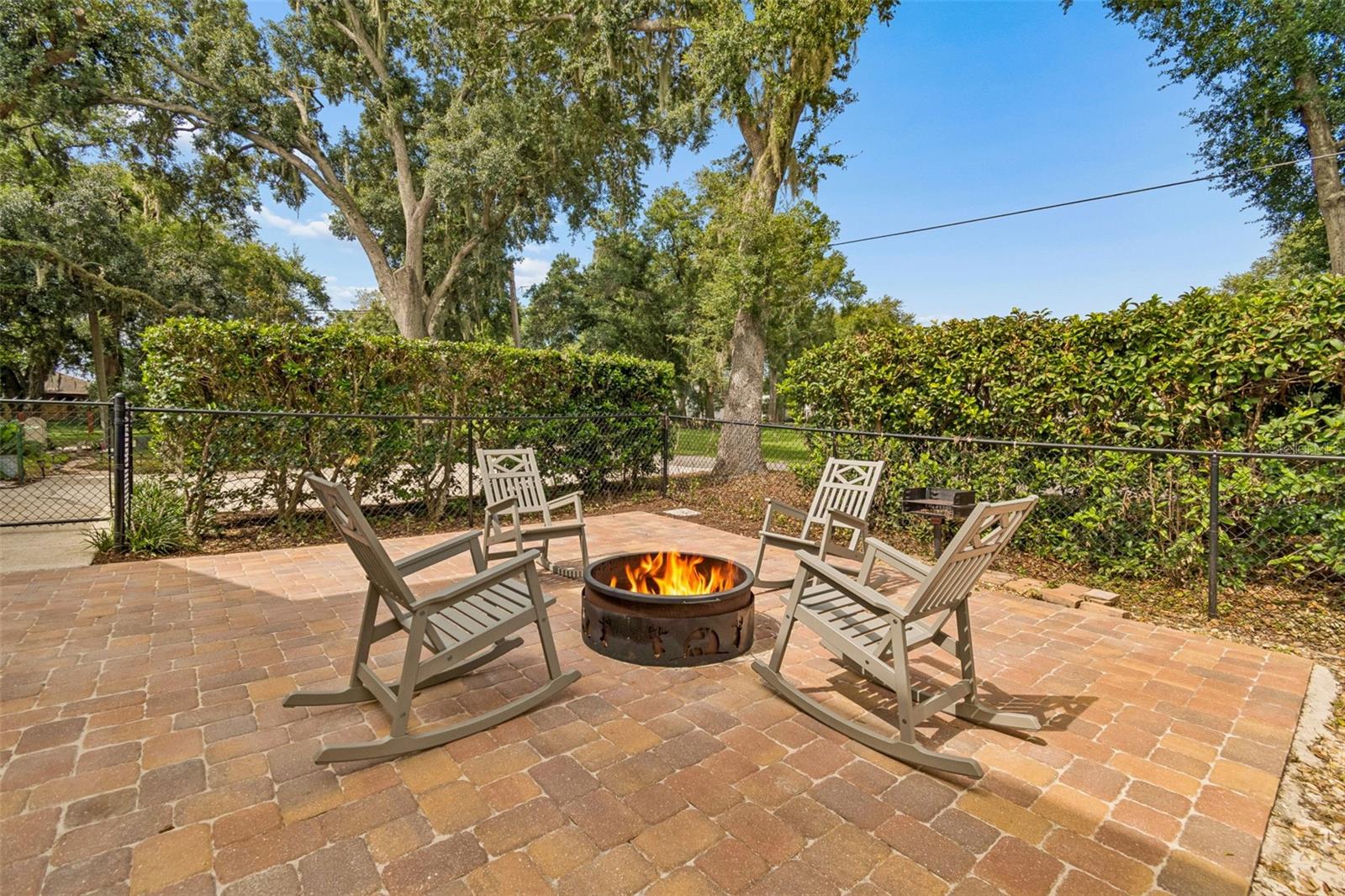 Enjoy your fire pit on cool evenings