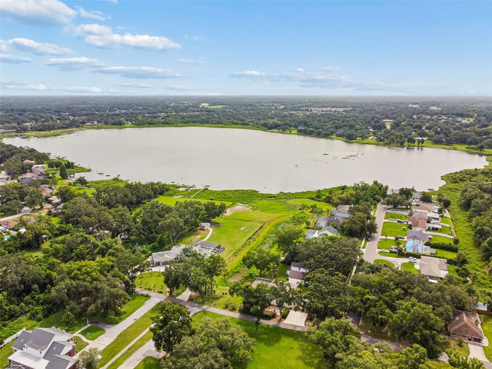 Located on the canal that leads right to Valrico Lake
