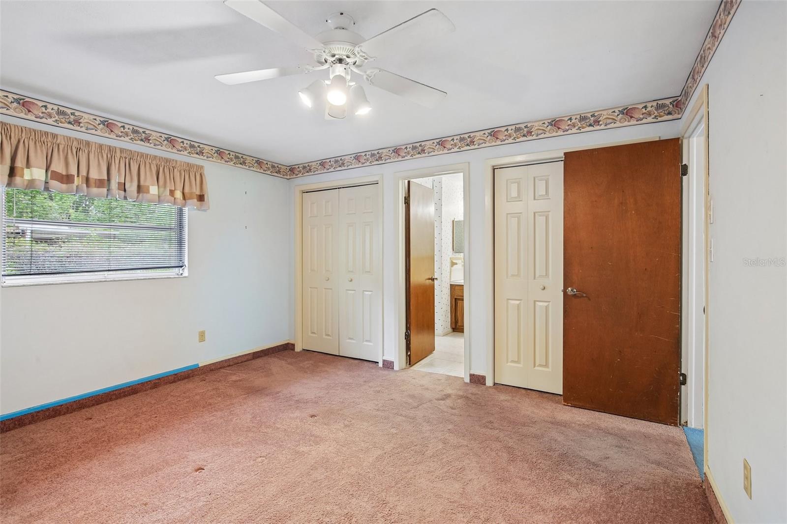 BR 2 with two deep closets and bath