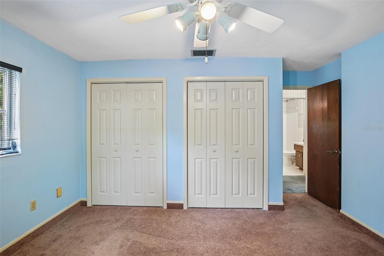 BR 3 with 2 deep dbl closets