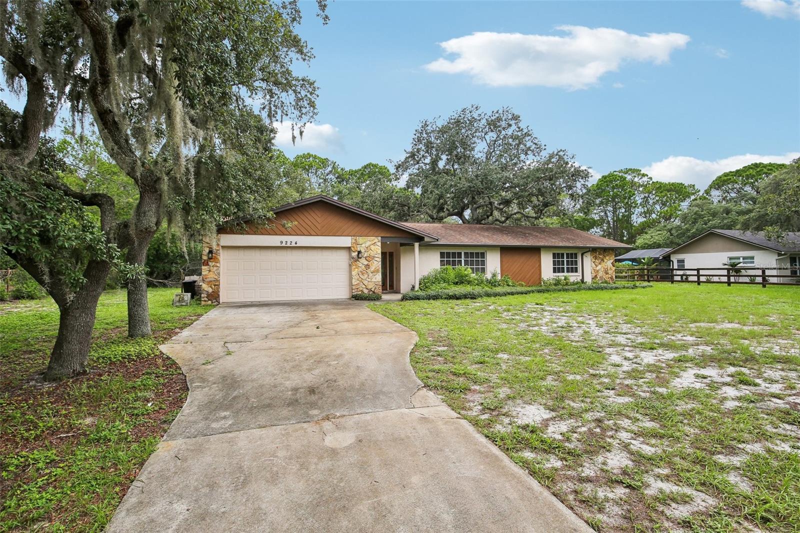 Front driveway