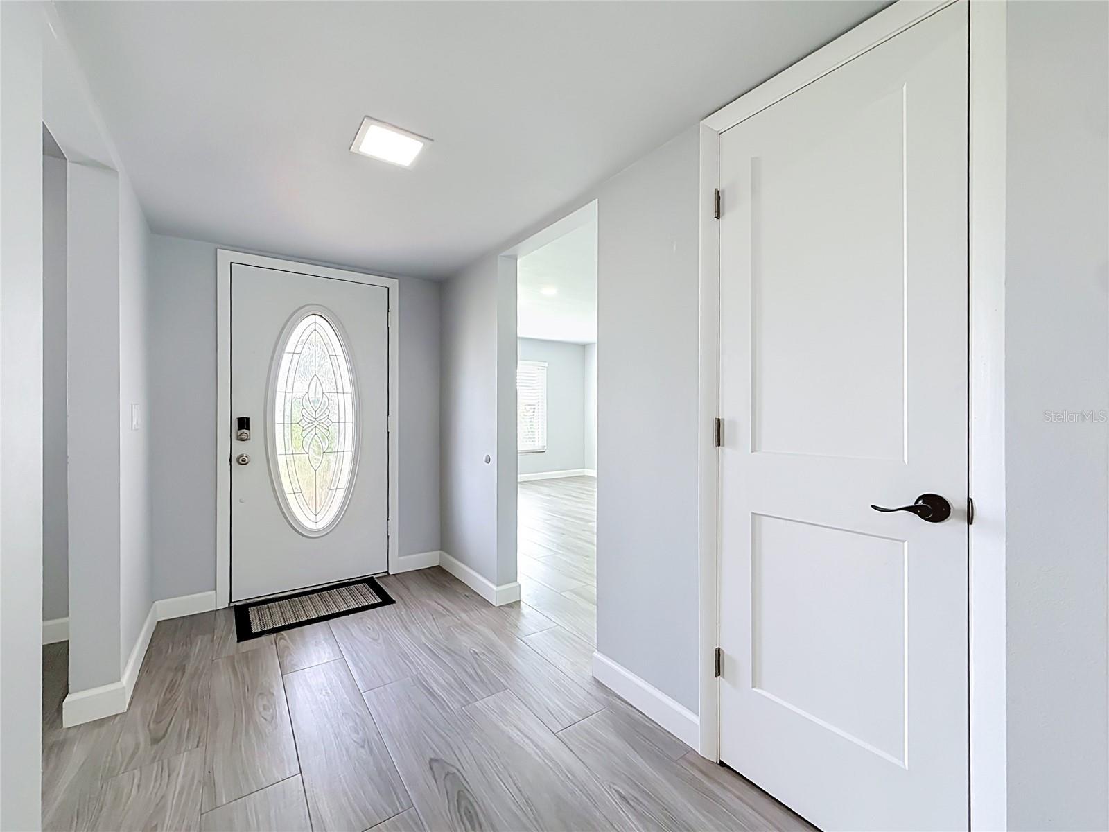 Entry and Living room