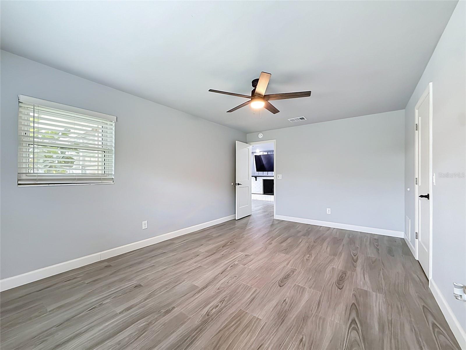 Primary Bedroom and walk in closet