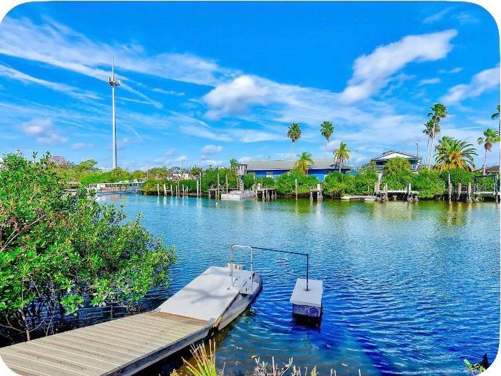 Floating Dock with Kayak Launch