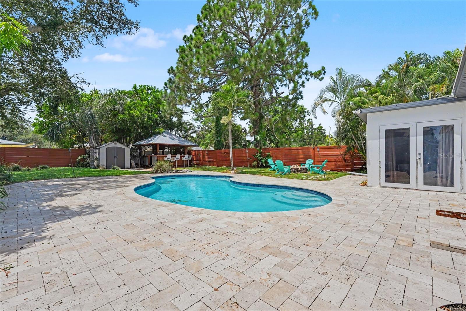 Pool and Backyard