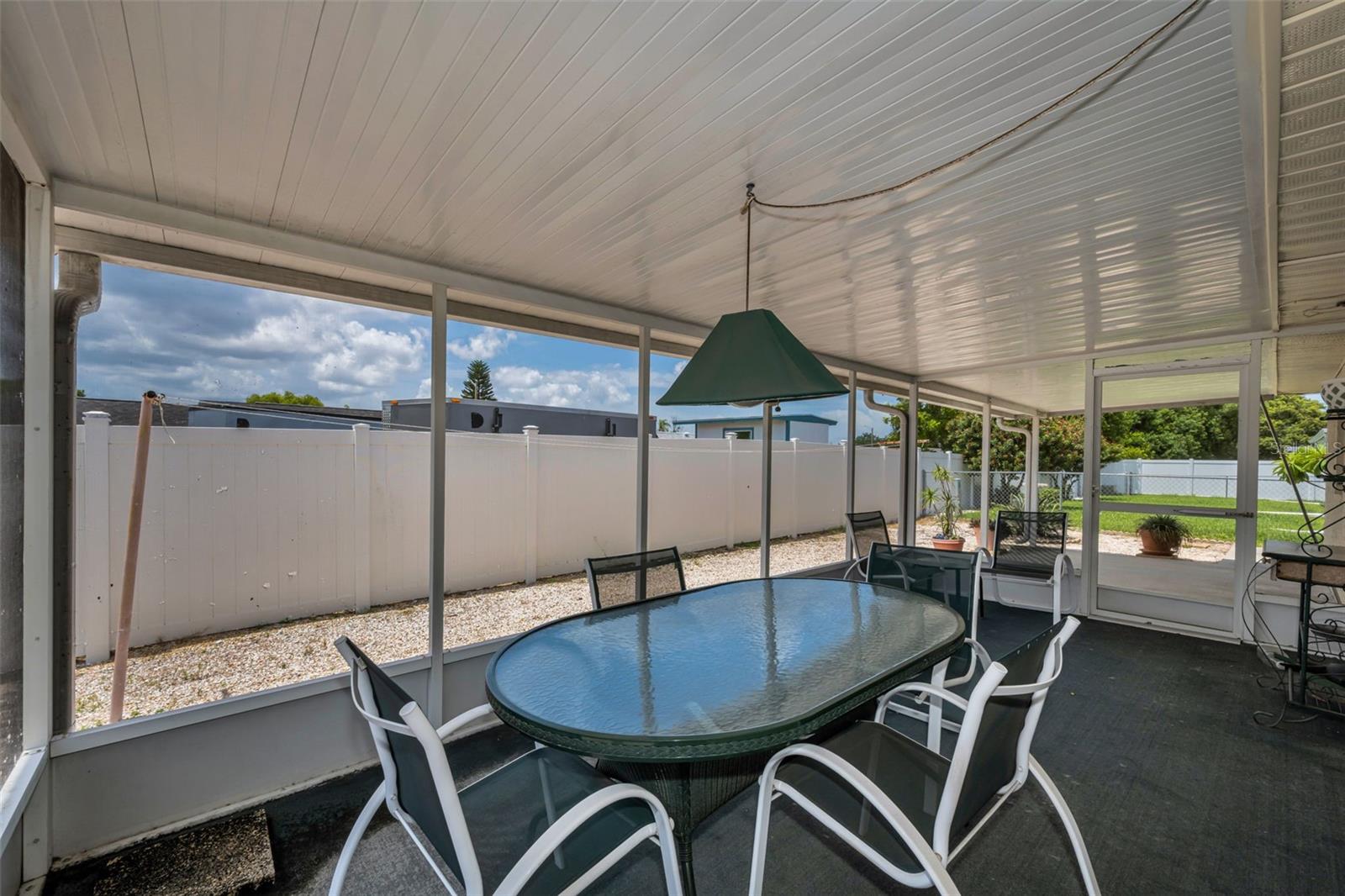 Rear Screened Porch