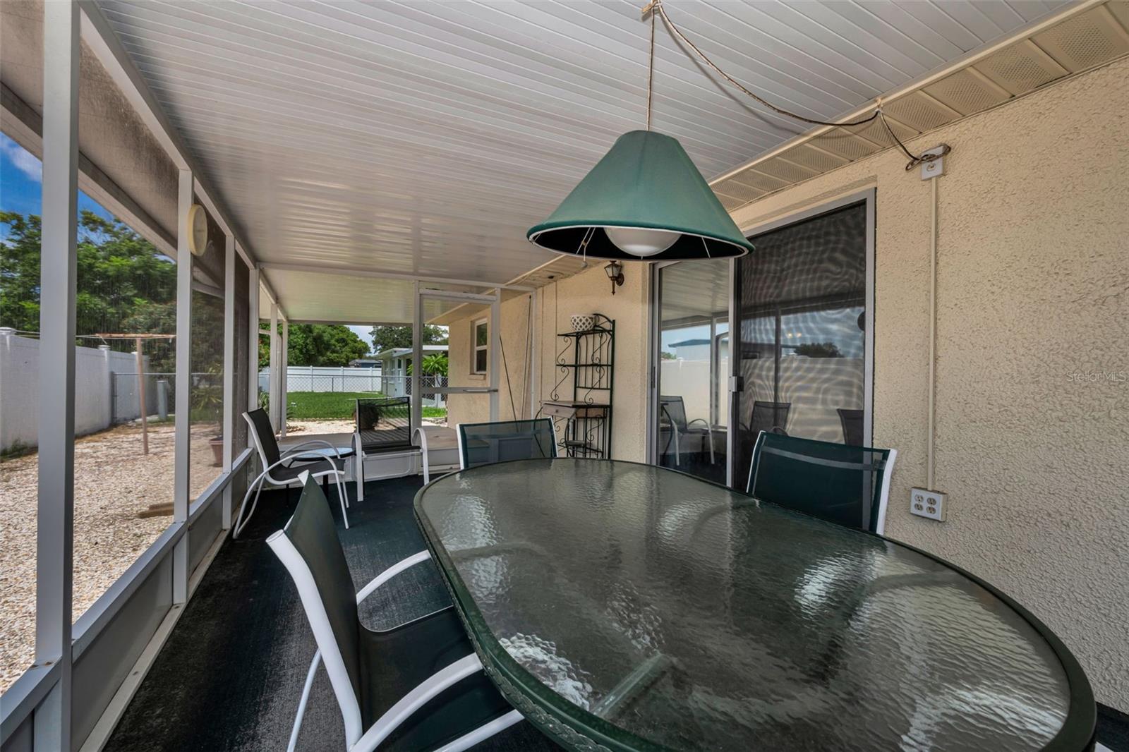 Rear Screened Porch