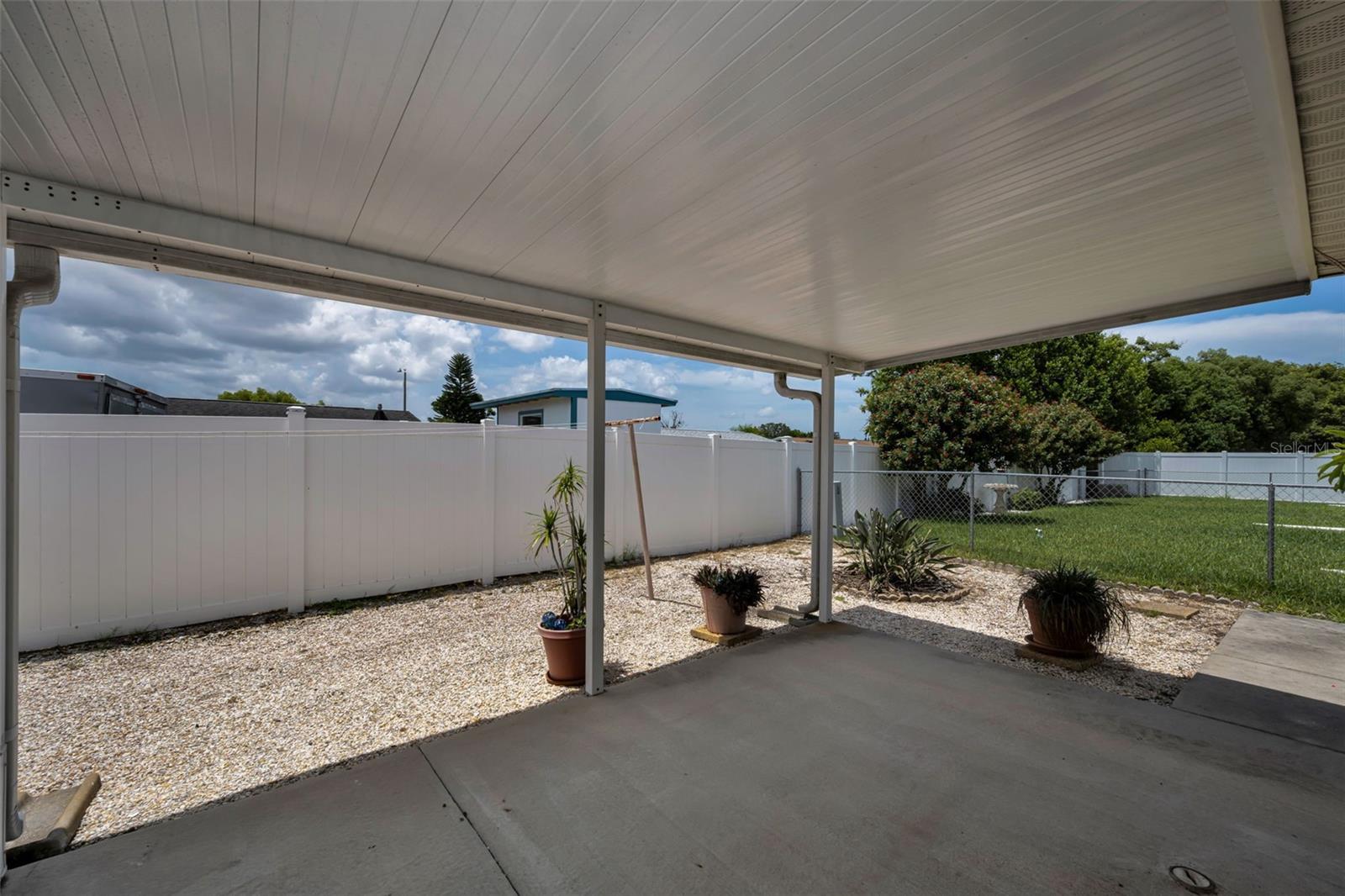 Rear Covered Patio
