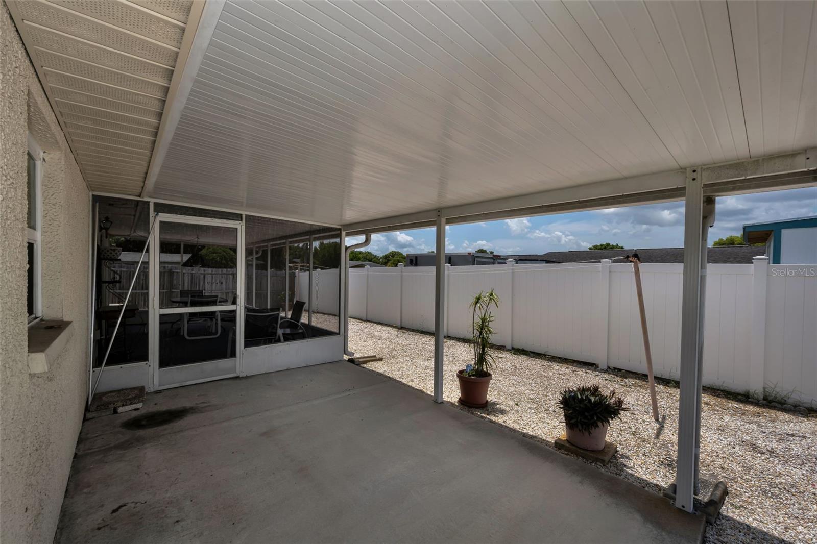 Rear Covered Patio