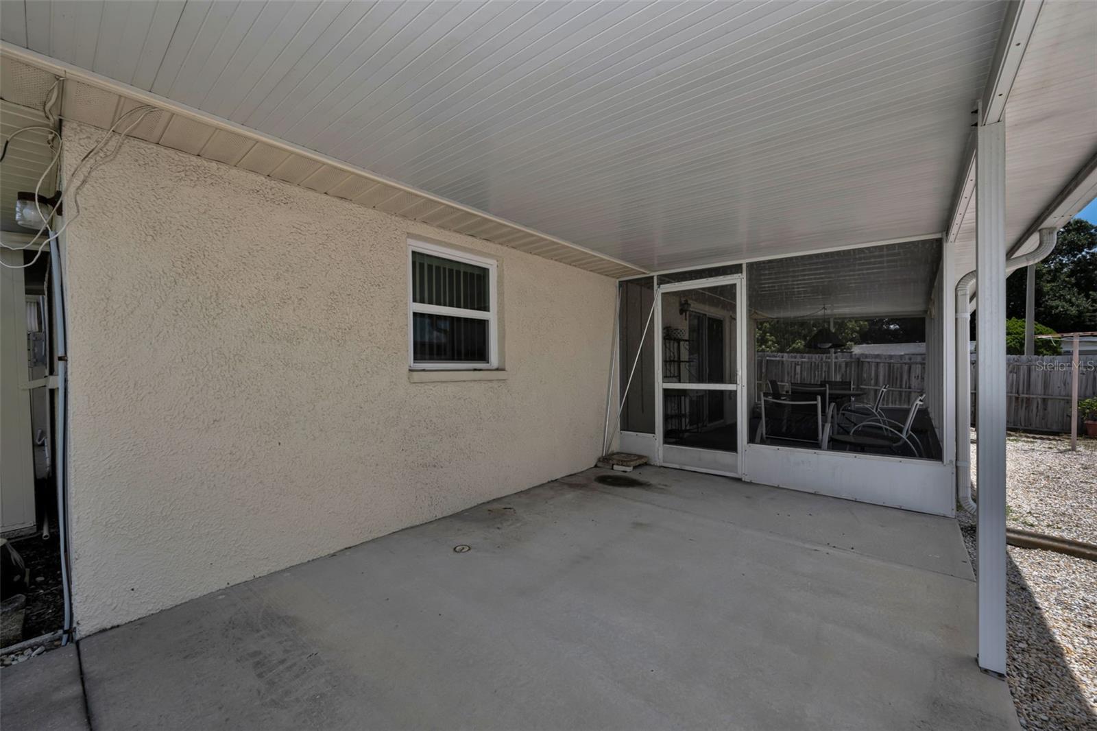 Rear Covered Patio
