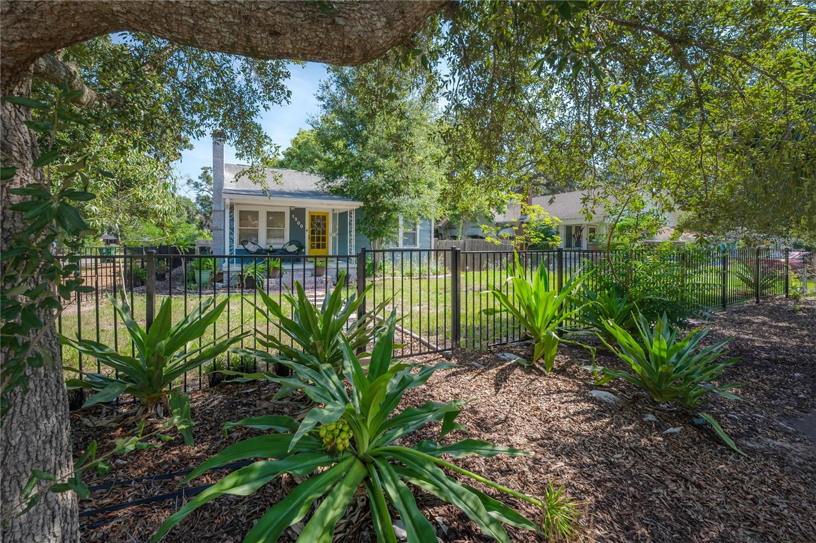 Beautiful corner lot home with a 1 car garage and fenced yard