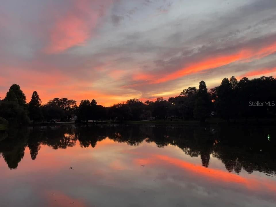 Charming Lake Roberta is the HEART of this historic neighborhood of Hampton Terrace