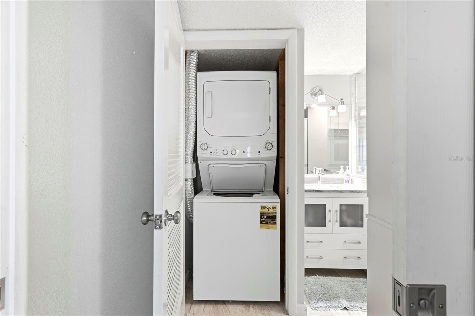 Laundry in unit.