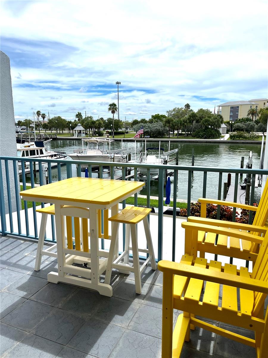 View from private patio