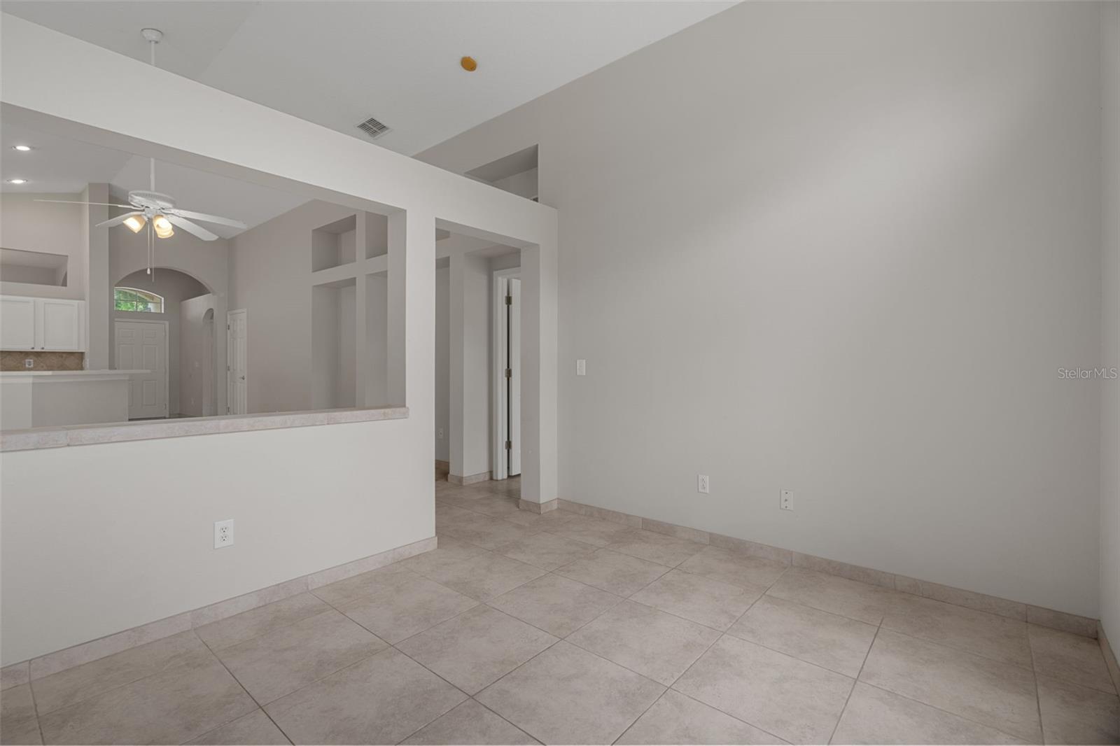 Bonus room looking toward living room