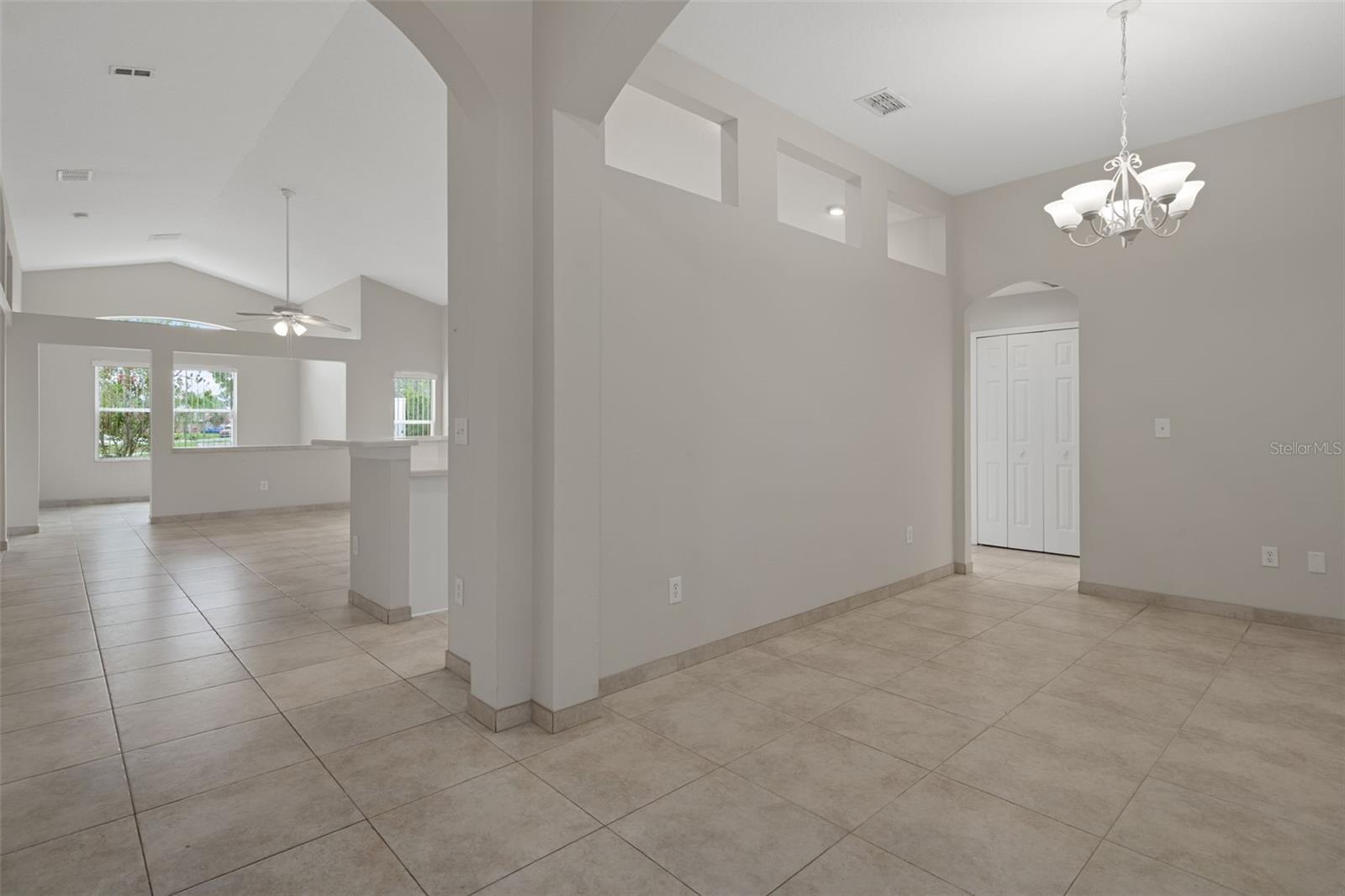 View from foyer