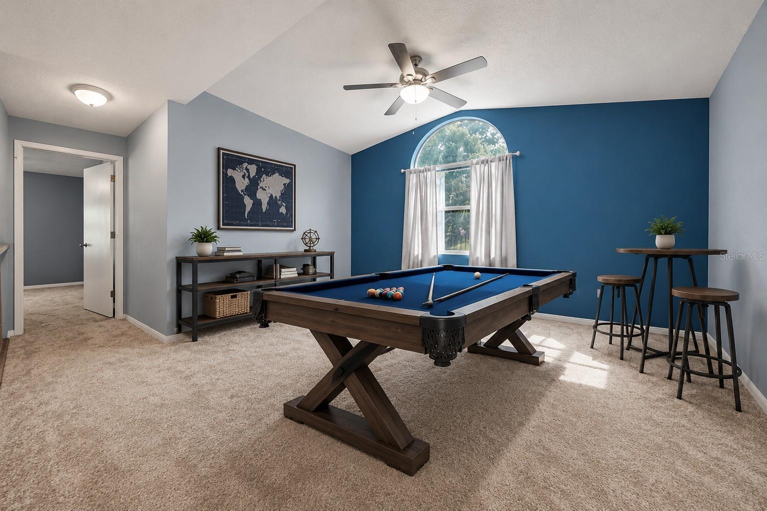 Bonus room staged