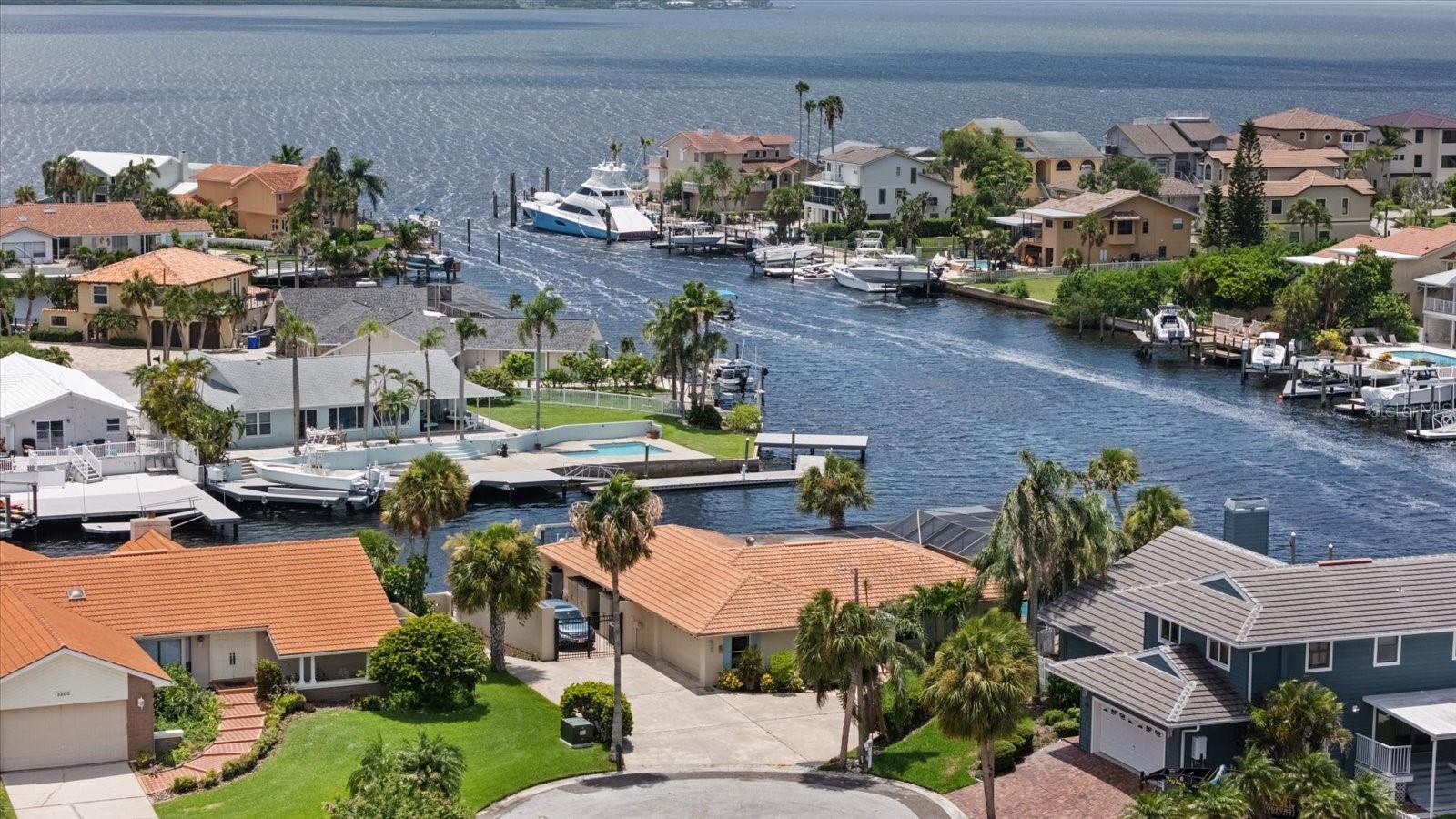 Open gulf water views