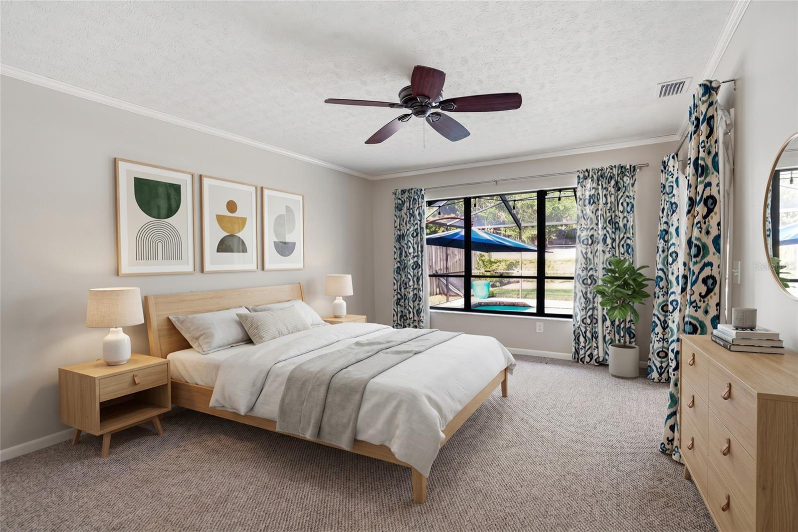 Staged-Primary Bedroom