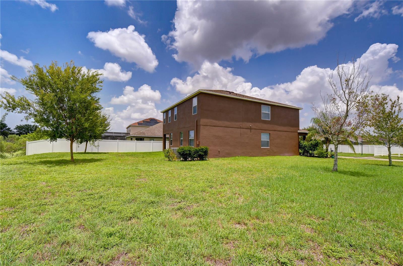 Large oversized corner lot