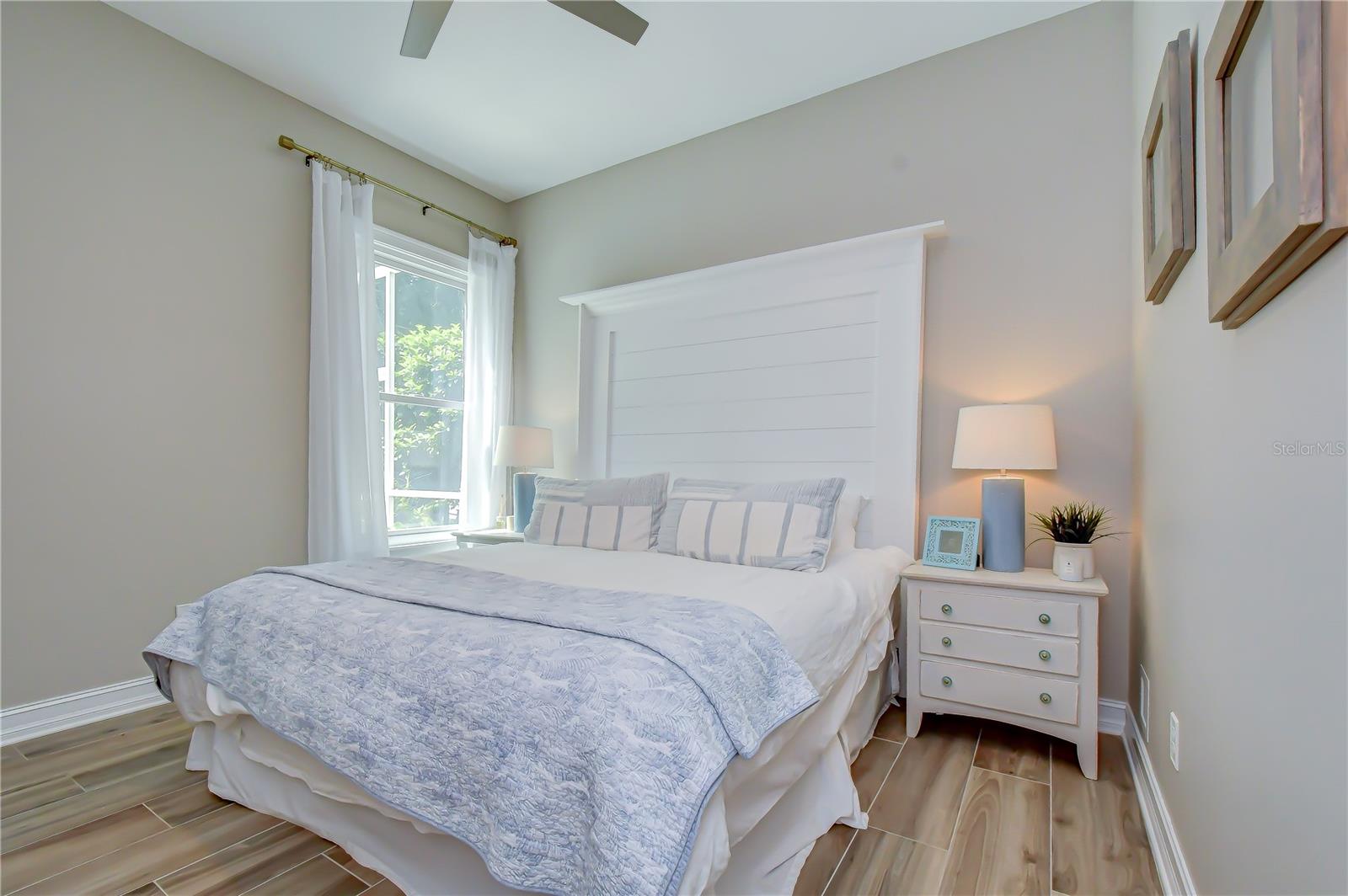 Spacious secondary bedroom.