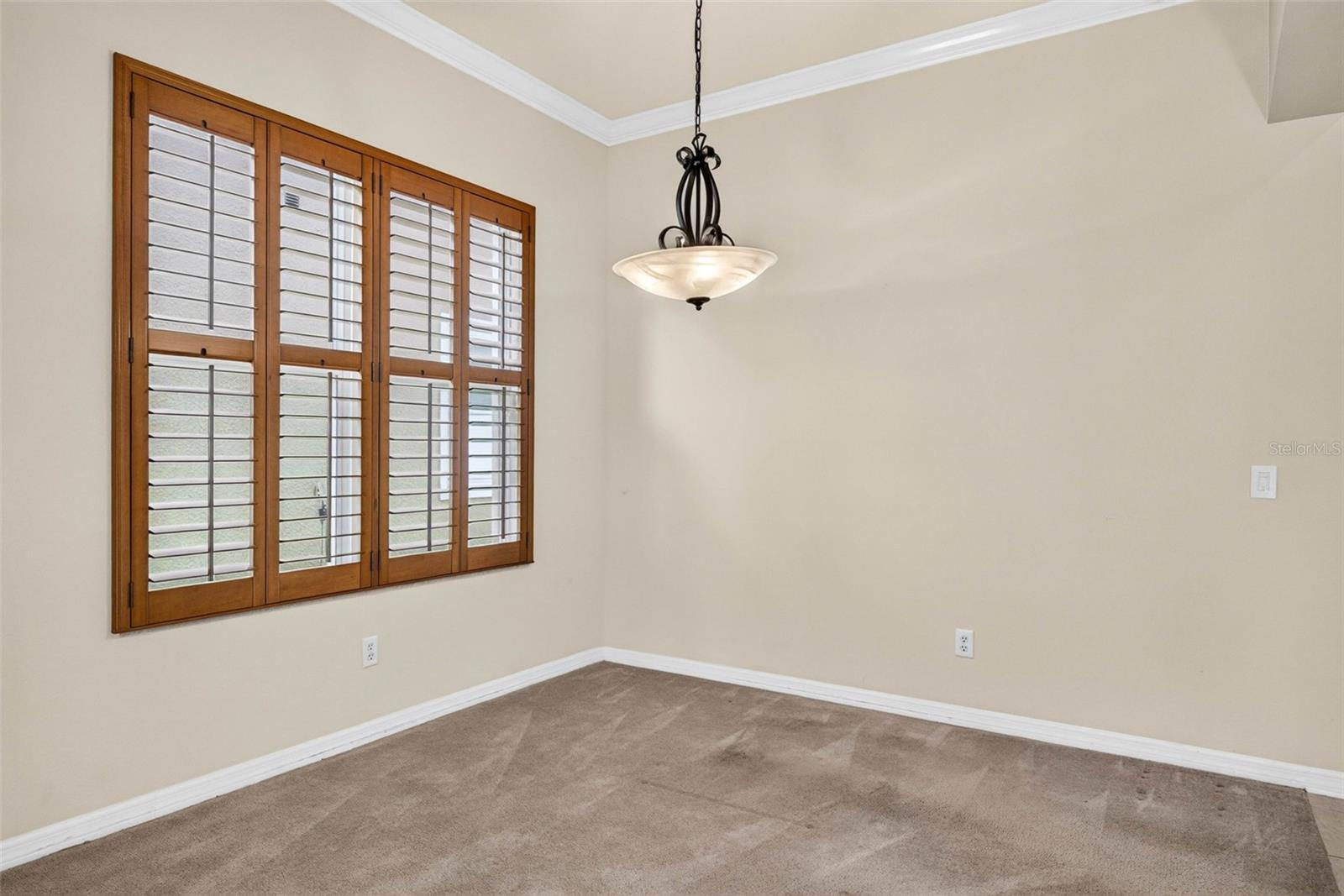 Formal dining area