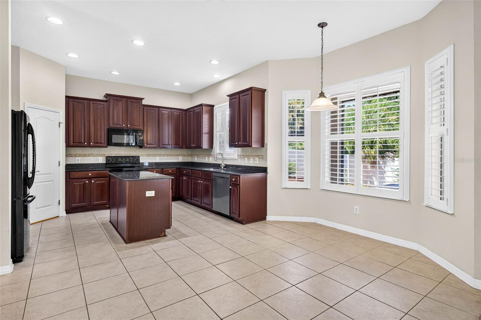 Kitchen and dine in kitchen area