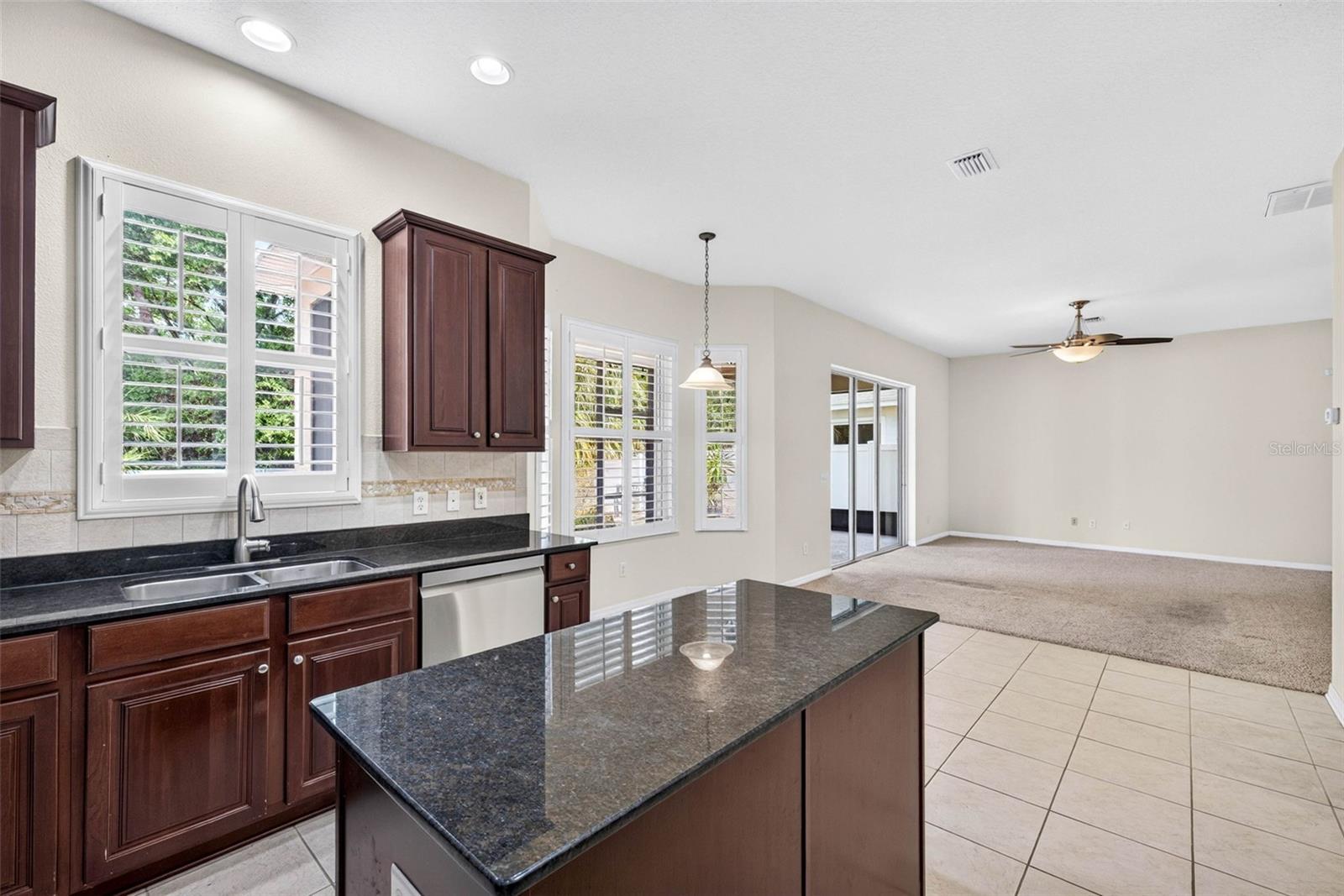 Kitchen/Family room combination