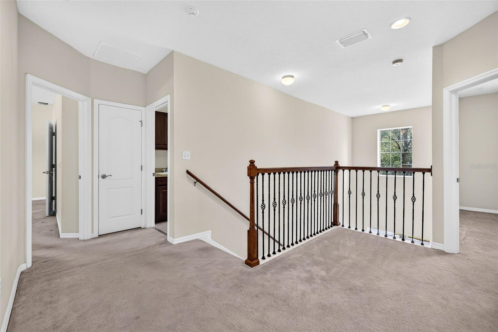 Loft area at top of stairs