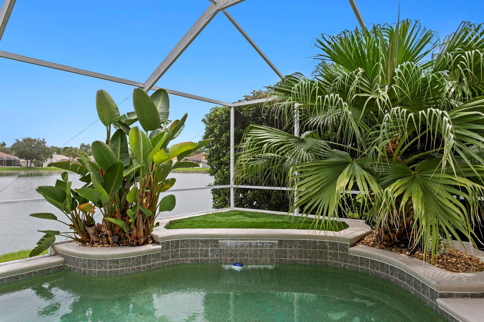 More pool and waterfall views