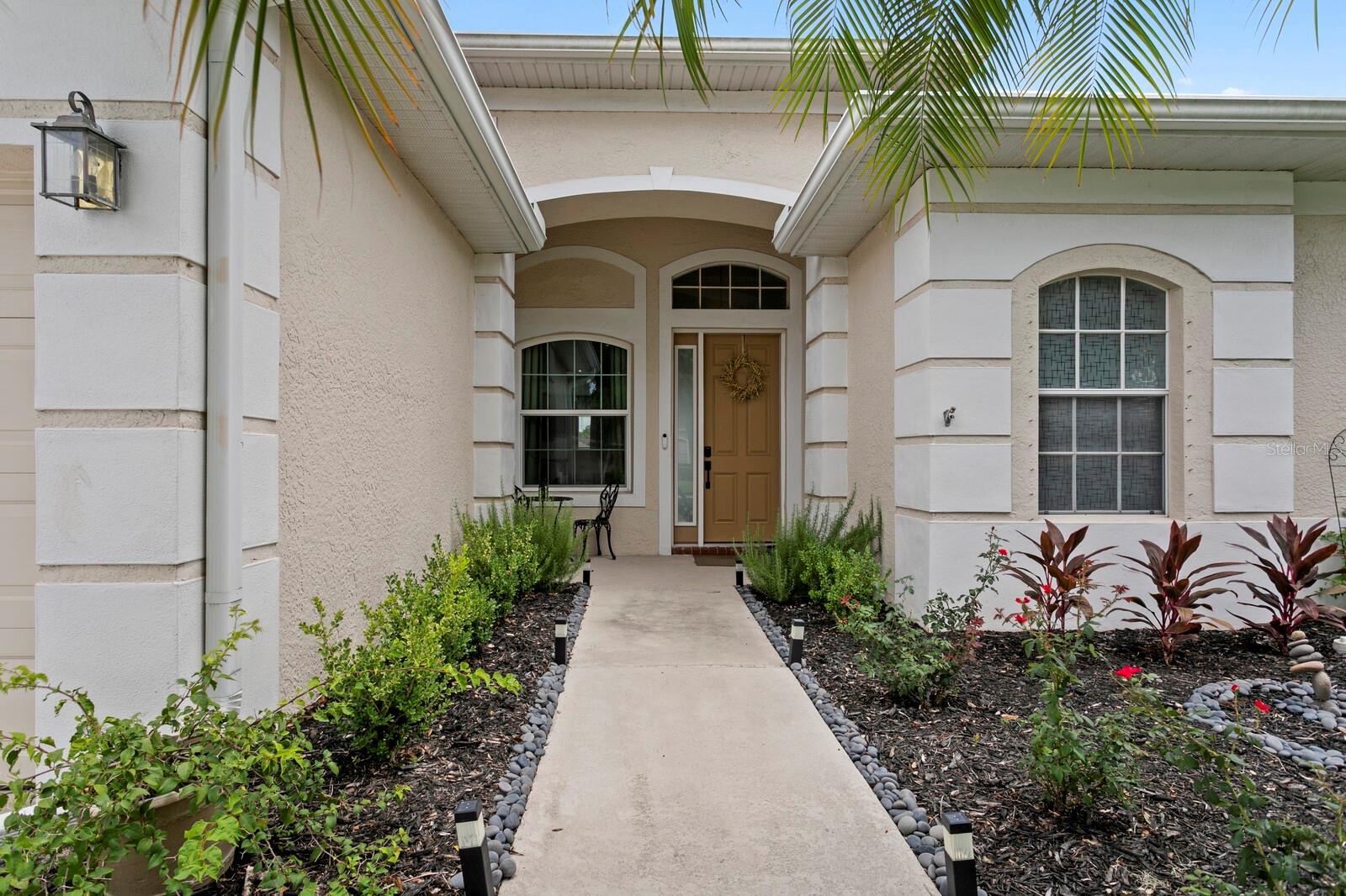 New exterior landscaping