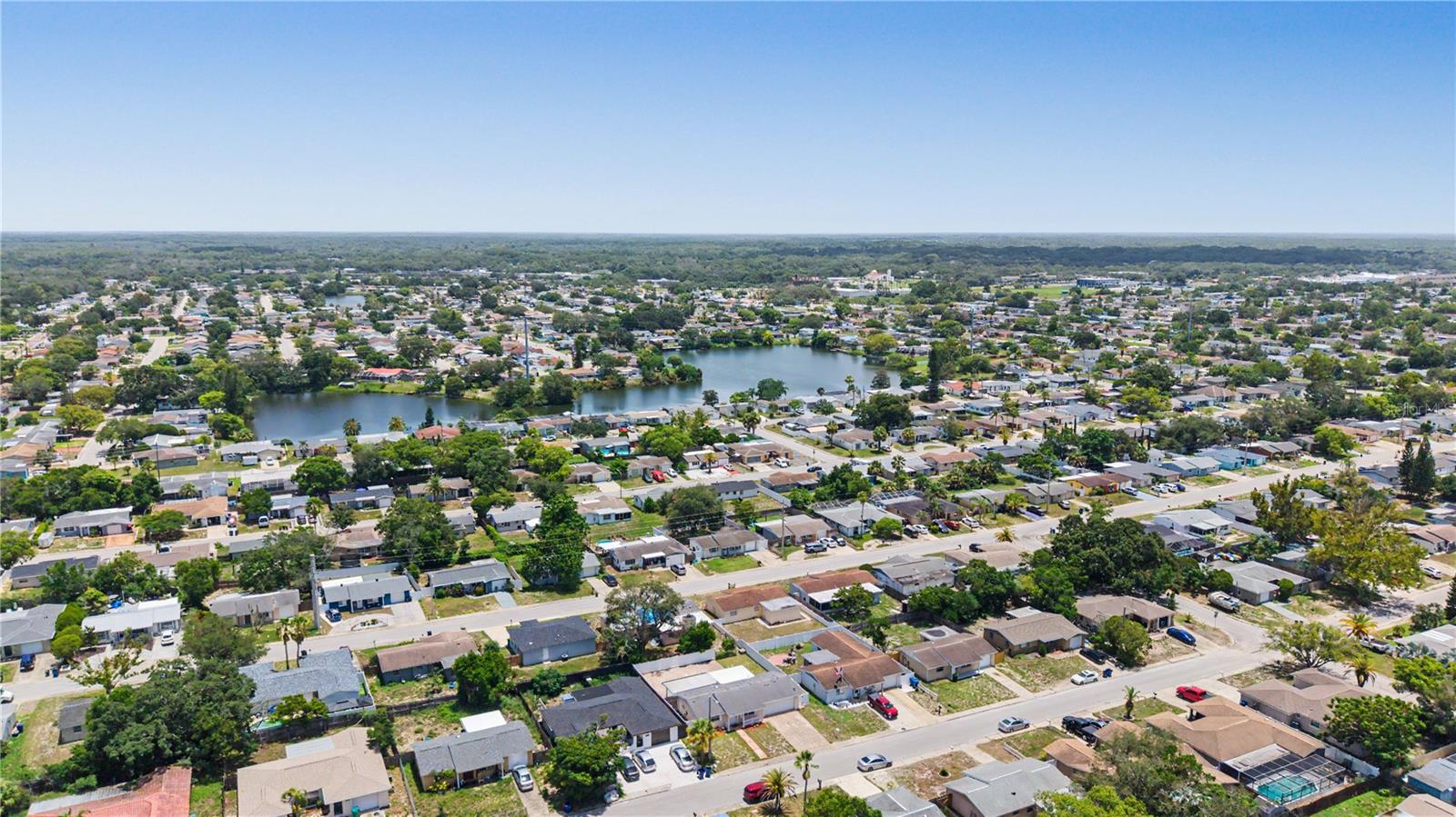 Ariel View of neighborhood - 9830 Rainbow Lane