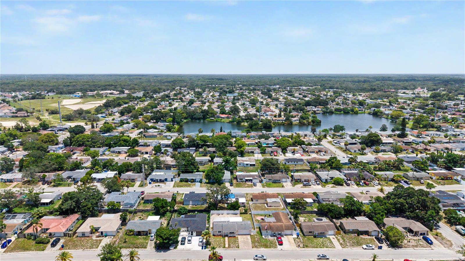 Ariel View of neighborhood - 9830 Rainbow Lane